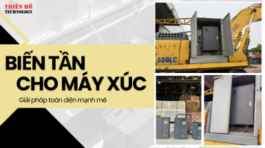 Biến tần cho máy xúc là gì? Giải pháp chuyển đổi biến tần cho máy xúc điện giúp vận hành ổn định và tối ưu chi phí