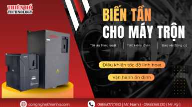 Giải pháp biến tần cho máy trộn: Tối ưu hiệu suất, tiết kiệm điện và bảo vệ động cơ