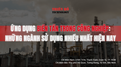 Ứng dụng biến tần trong công nghiệp: Những ngành sử dụng nhiều nhất hiện nay