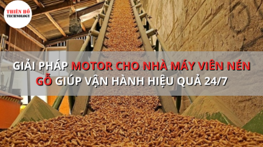GIẢI PHÁP MOTOR CHO NHÀ MÁY VIÊN NÉN GỖ