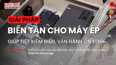 Giải pháp biến tần cho máy ép giúp tiết kiệm điện, vận hành ổn định