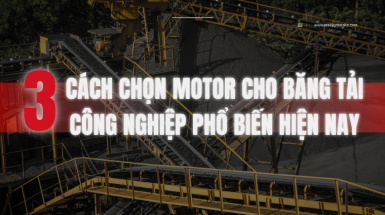 3 cách chọn motor cho băng tải công nghiệp phổ biến hiện nay