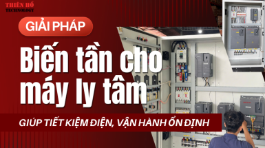 Giải pháp biến tần cho máy ly tâm