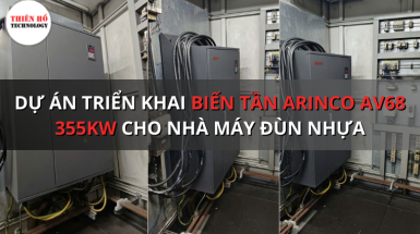 Biến tần cho máy đùn nhựa công suất lớn – Dự án triển khai ARINCO AV68 355kW