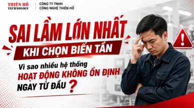 Sai lầm lớn nhất khi chọn biến tần: Vì sao nhiều hệ thống hoạt động không ổn định ngay từ đầu?