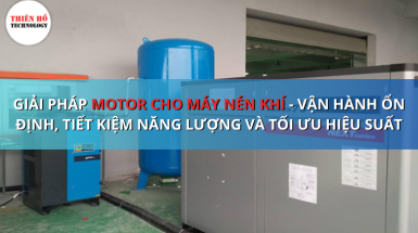 Motor cho máy nén khí | Giải pháp motor GIMO