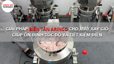 Giải pháp biến tần cho máy xay giò