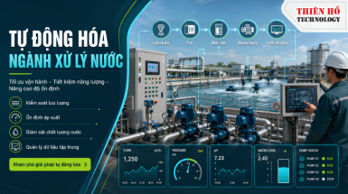 Giải pháp tự động hóa cho ngành xử lý nước giúp tối ưu vận hành
