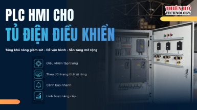Giải pháp PLC HMI cho tủ điện điều khiển: Tăng khả năng giám sát, vận hành và mở rộng hệ thống