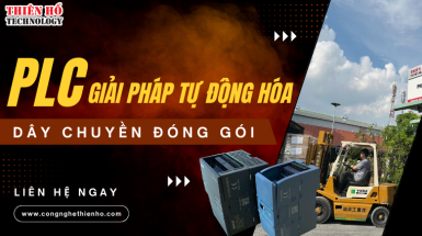 Giải pháp tự động hóa dây chuyền đóng gói bằng PLC 