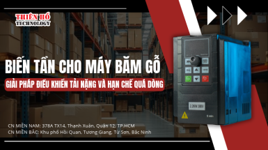 Biến tần cho máy băm gỗ: Điều khiển tải nặng, hạn chế quá dòng
