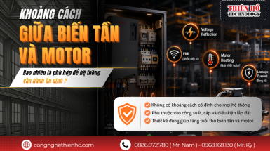 Khoảng cách giữa biến tần và motor bao nhiêu là phù hợp? Những điều doanh nghiệp cần biết trước khi lắp đặt