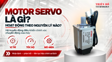 Motor servo là gì và hoạt động theo nguyên lý nào?