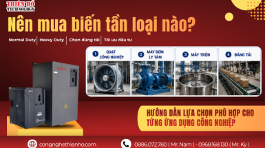 Nên mua biến tần loại nào? Hướng dẫn chọn đúng cho doanh nghiệp 