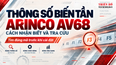 Cách nhận biết và tra cứu thông số biến tần ARINCO AV68