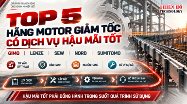 Motor giảm tốc có dịch vụ hậu mãi tốt: Top 5 hãng đáng cân nhắc tại Việt Nam