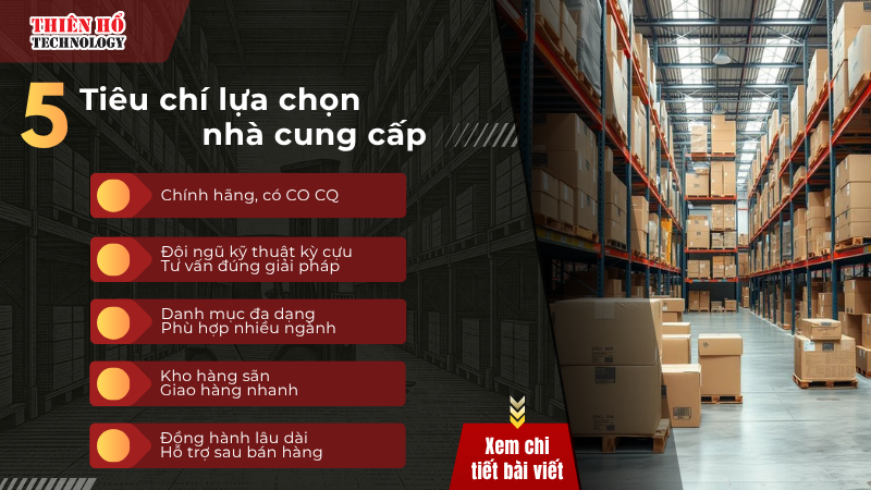 5 Tiêu chí lựa chọn nhà cung cấp biến tần chính hãng