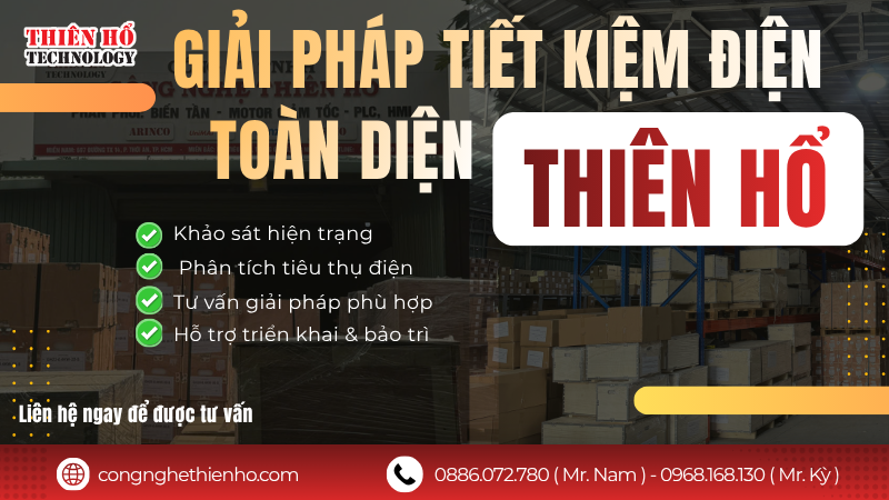 Thiên Hổ cung cấp giải pháp tiết kiệm điện cho doanh nghiệp sản xuất