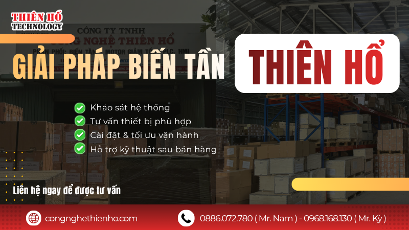 Giải pháp biến tần cho máy trộn từ Thiên Hổ