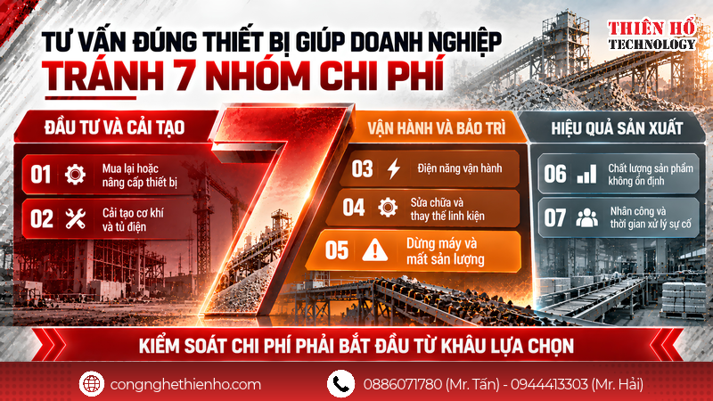 Tư vấn đúng thiết bị giúp doanh nghiệp tránh 7 nhóm chi phí