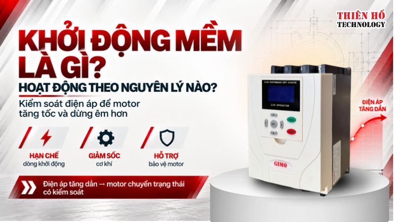 Khởi động mềm là gì và hoạt động theo nguyên lý nào?
