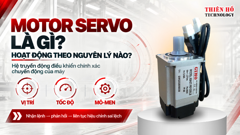Motor servo là gì và hoạt động theo nguyên lý nào?