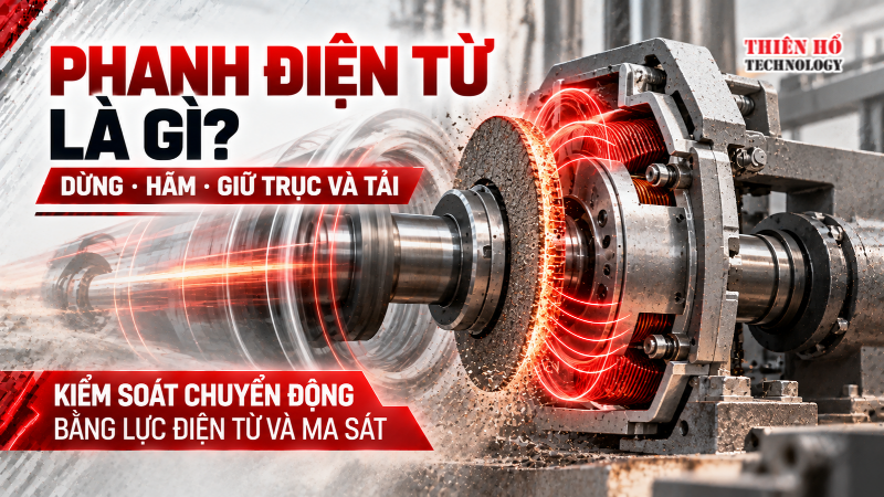 Phanh điện từ là gì và hoạt động theo nguyên lý nào?