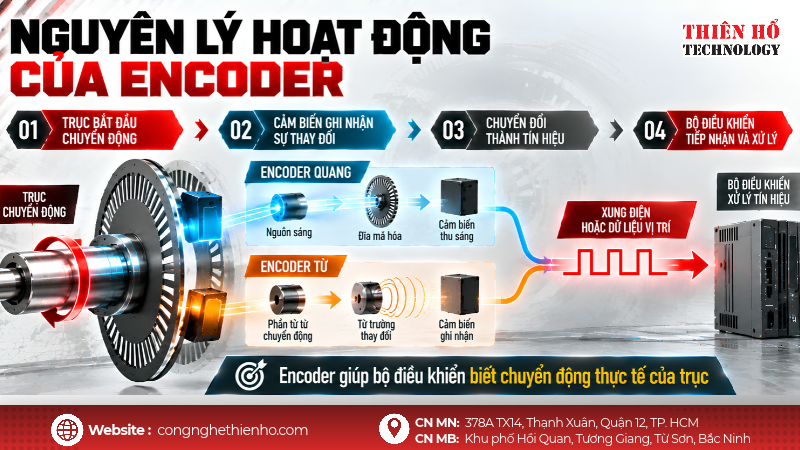 Nguyên lý hoạt động của encoder