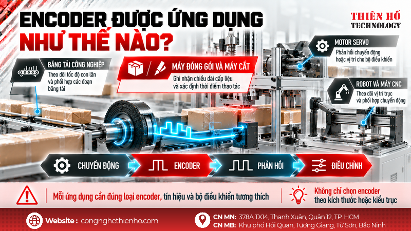 Encoder được ứng dụng như thế nào?