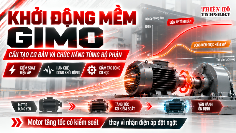 Khởi động mềm GIMO: Cấu tạo cơ bản và chức năng từng bộ phận