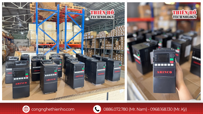 Cấu hình điều khiển và cổng kết nối của biến tần ARINCO AV23