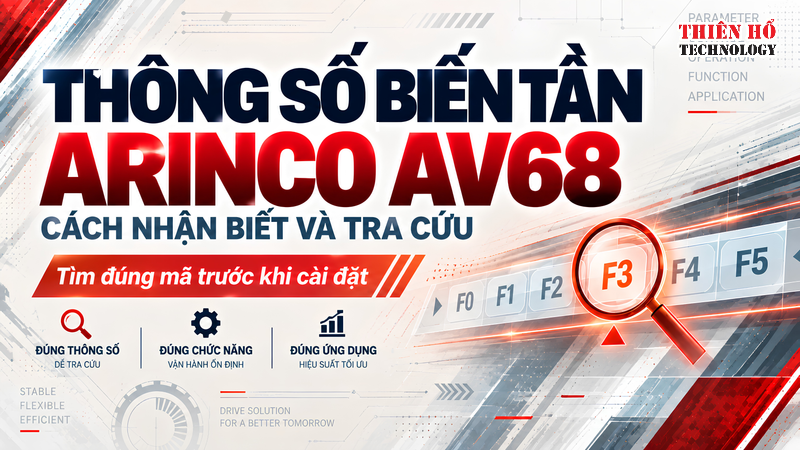 Thông số biến tần ARINCO AV68: Cách nhận biết và tra cứu | Thiên Hổ