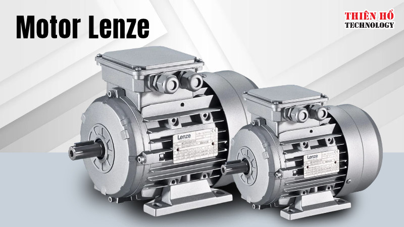 2. Motor Lenze – phù hợp với máy cần đồng bộ hệ truyền động