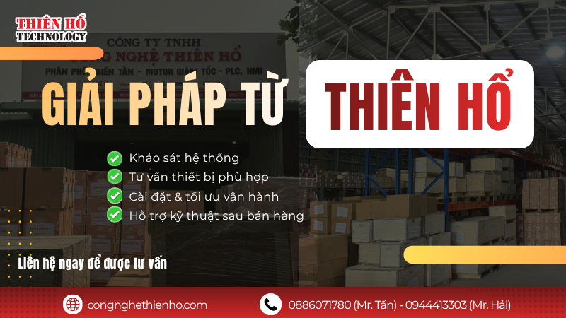 Giải pháp biến tần cho máy nghiền rác tại Thiên Hổ