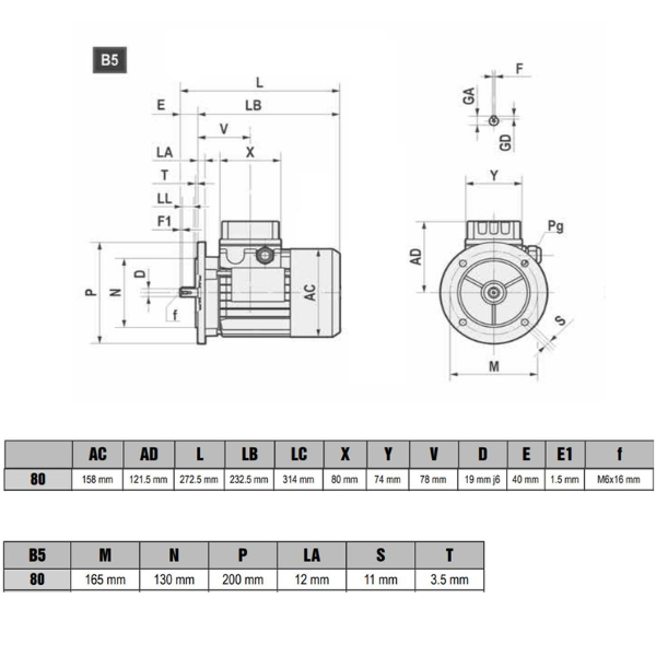 MOTOR GIẢM TỐC NMRV063-80-80B5