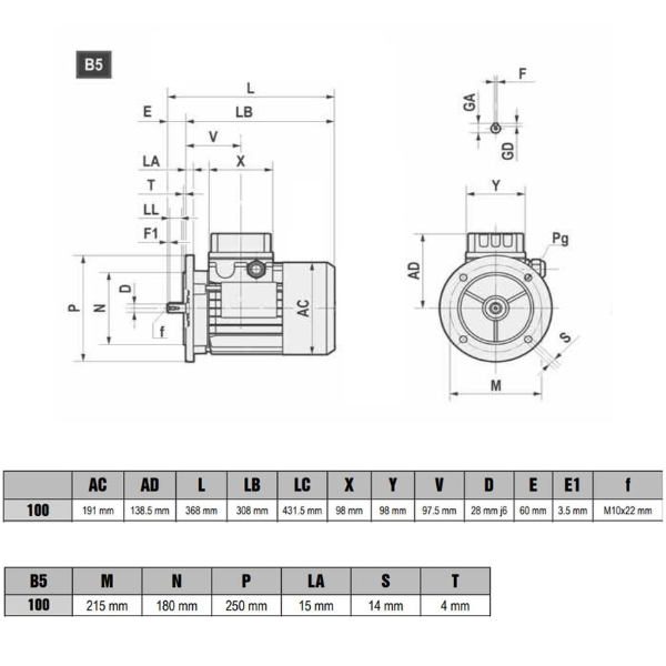 MOTOR GIẢM TỐC NMRV090-10-100B5