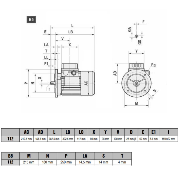 MOTOR GIẢM TỐC NMRV110-50-112B5